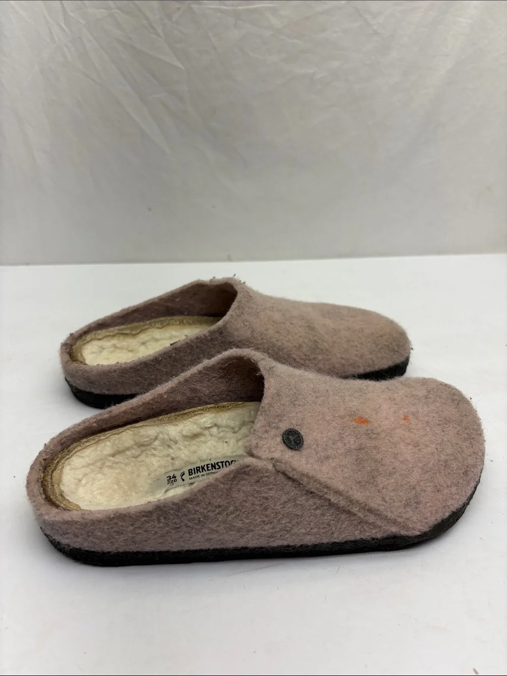 Birkenstock Kids Cozy Wool Slip-On Slippers , SZ 3 little girl, box 16